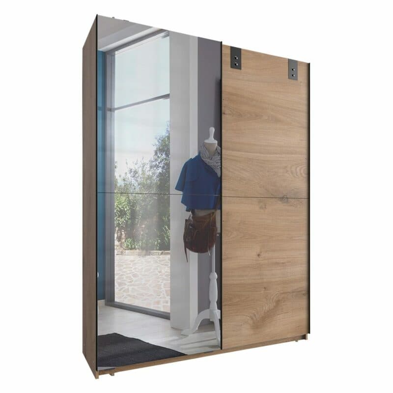 Wimex Cardiff Schwebetürenschrank mit Spiegel, Breite 135 cm