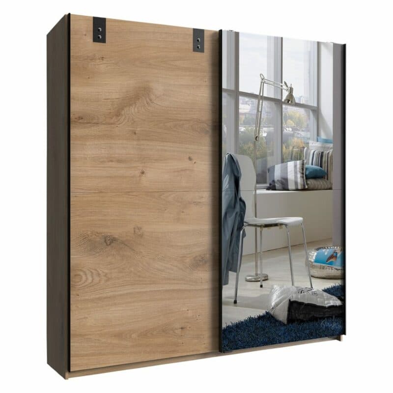 Wimex Cardiff Schwebetürenschrank mit Spiegel, Breite 180 cm