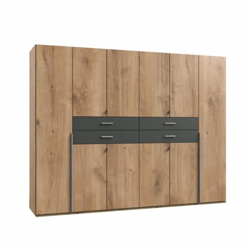 Wimex Denver Drehtürenschrank 10-türig – Dekor Plankeneiche Nachbildung