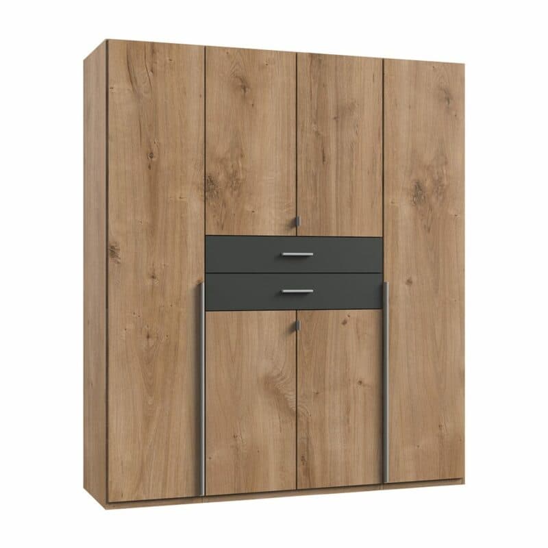 Wimex Denver Drehtürenschrank 6-türig – Dekor Plankeneiche Nachbildung