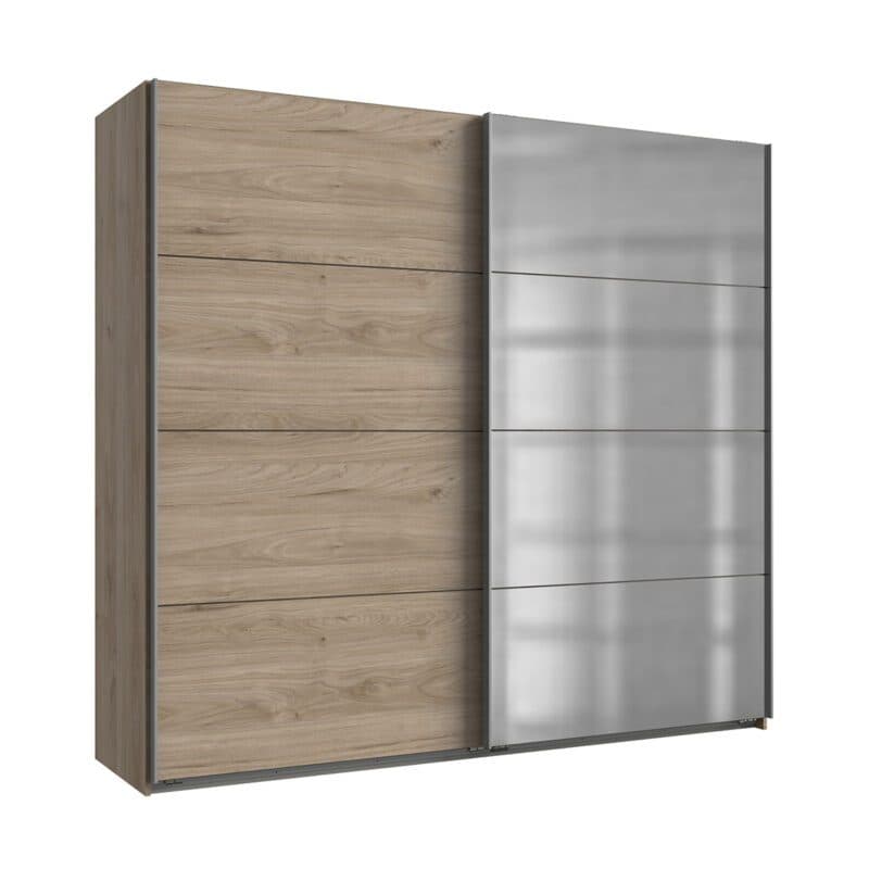 Wimex Ernie Schwebetürenschrank 2-türig in Hickory Oak Nachbildung