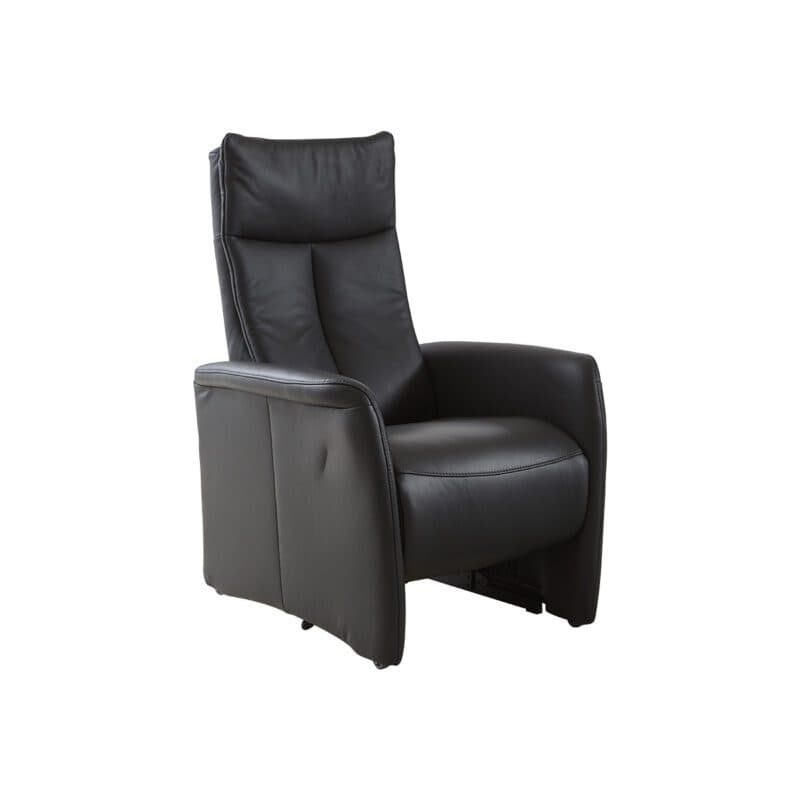 Couchliebe Lucky small Relaxsessel Bezug Leder Torro Anthrazit