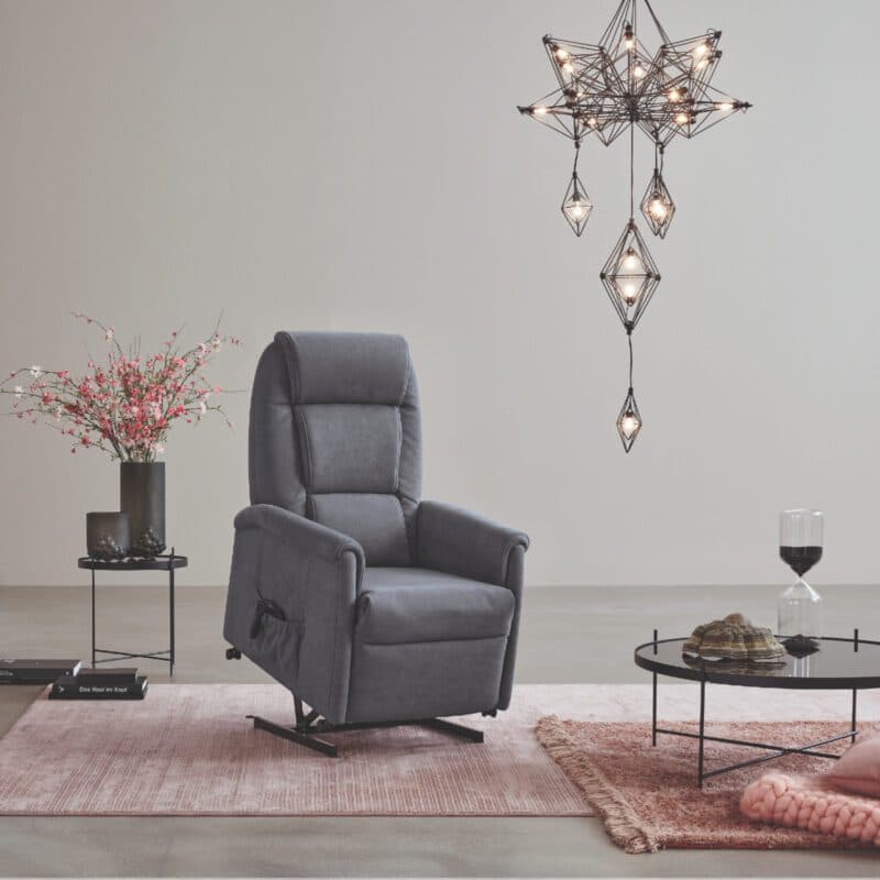 EM Mainz Funktionssessel in Bezug Nuvano ozean mit Aufstehhilfe.