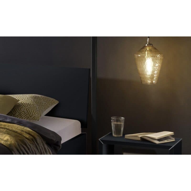 Hasena Ciluna Himmelbett 160 x 200 Dekor anthrazit Detail Kopfteil