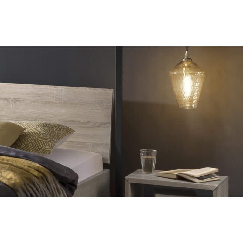 Hasena Ciluna Himmelbett 160 x 200 Eiche sägerauh Nachbildung Detail Kopfteil