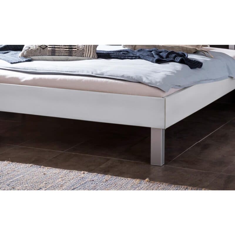Hasena Rocco Futonbett Dekor weiß matt 96 x 79 x 210 Detail Fuss