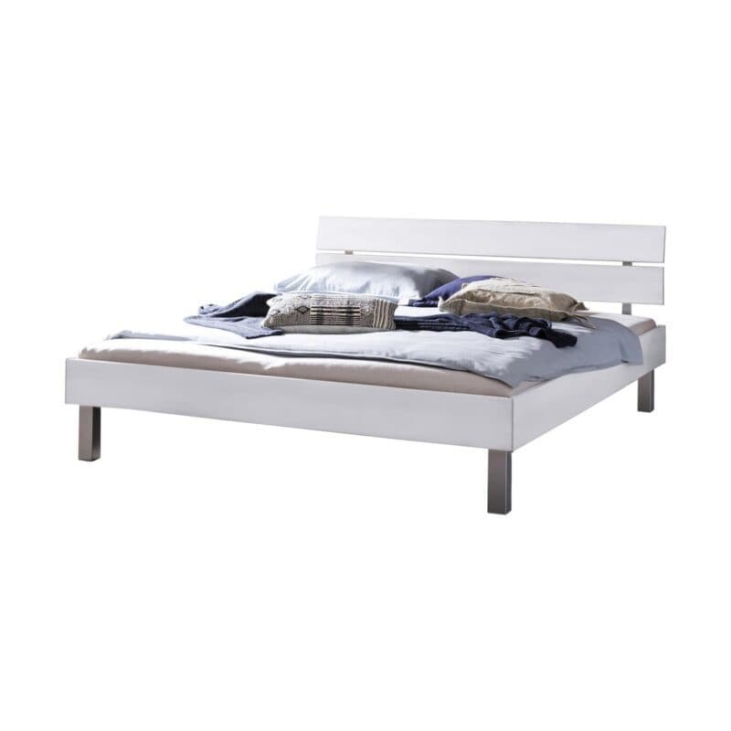 Hasena Rocco Futonbett Dekor weiß matt 96 x 79 x 210 gedreht