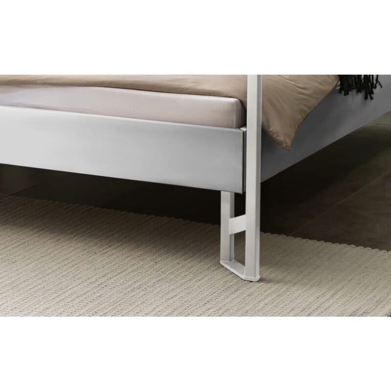 Hasena Veluna Himmelbett 140 x 200 Dekor weiß matt Detail Fuss