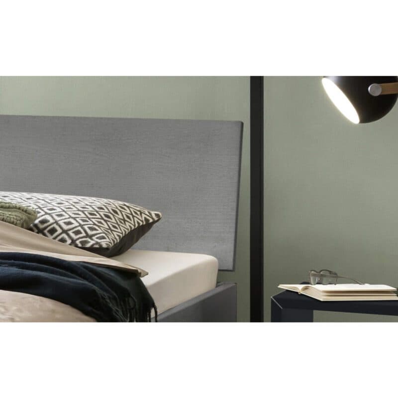 Hasena Veluna Himmelbett 160 x 200 Dekor Betonoptik Detail Kopfteil
