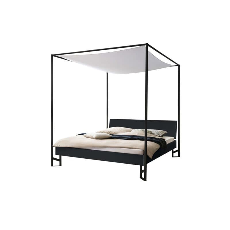 Hasena Veluna Himmelbett 180 x 200 Dekor anthrazit gedreht