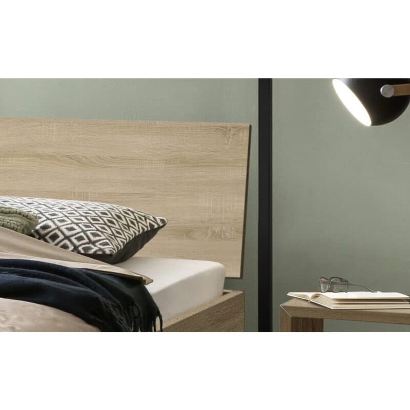 Hasena Veluna Himmelbett 180 x 200 Eiche sägerauh Nachbildung Detail Kopfteil