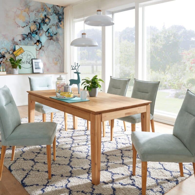 Trendstore Galvin Esstisch in Wildeiche massiv geölt.