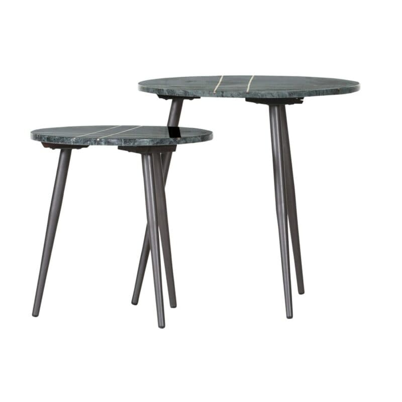 Comfort Republic Marmoro Beistelltisch 2er-Set - Frontansicht