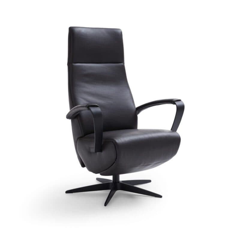 Contur Einrichten Girona Relexsessel in Leder graphit