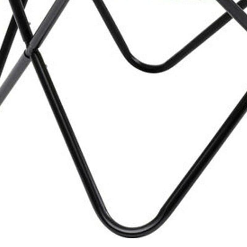 Kare Design California Sessel mit Textilbezug in Creme - Detailansicht Gestell