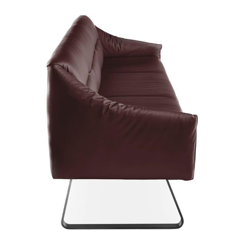 Musterring JustB SP500 Sitzbank gepolstert im Bezug Leder Z6913 seitlich