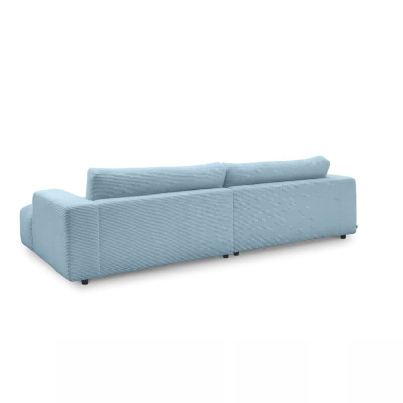 Musterring Lucia Megasofa Bezug Cord light blue Wohnbeispiel