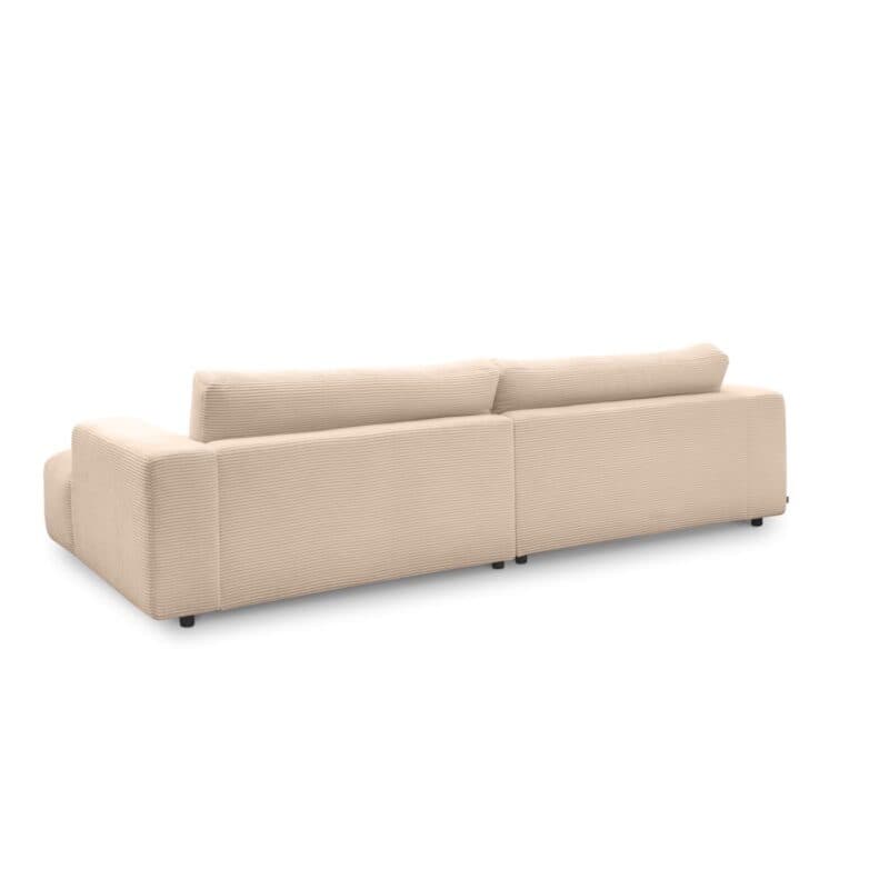 Musterring Lucia Megasofa Bezug Cord nature von hinten
