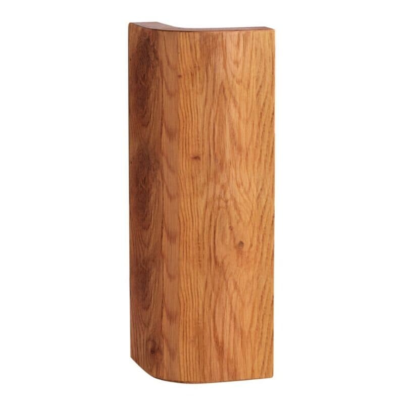 Hasena Oak-Line Lisio Modul 18 Ronda Massivholzbett in Wildeiche natur gebürstet und geölt - Fuß Ronda Detailansicht