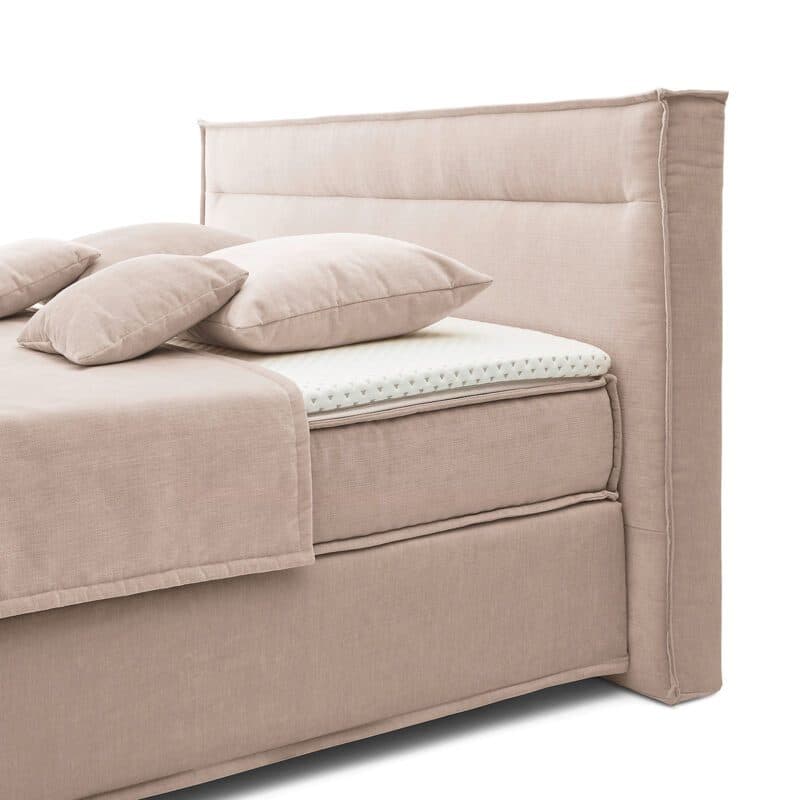 Musterring JustB! Boxspringbett in Flair 10070 weiß Detailbild Kopfteil