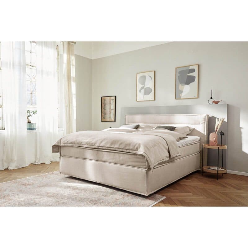 Musterring JustB! Boxspringbett in Flair 10070 weiß Wohnbeispiel