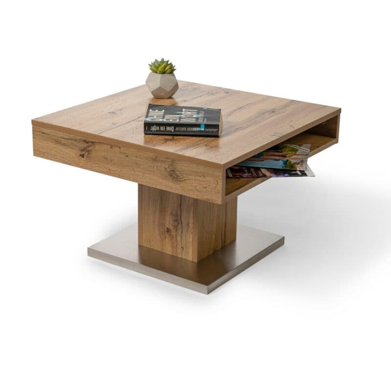M2 Kollektion Mailand Couchtisch in Eiche Nachbildung mit Ablagefach