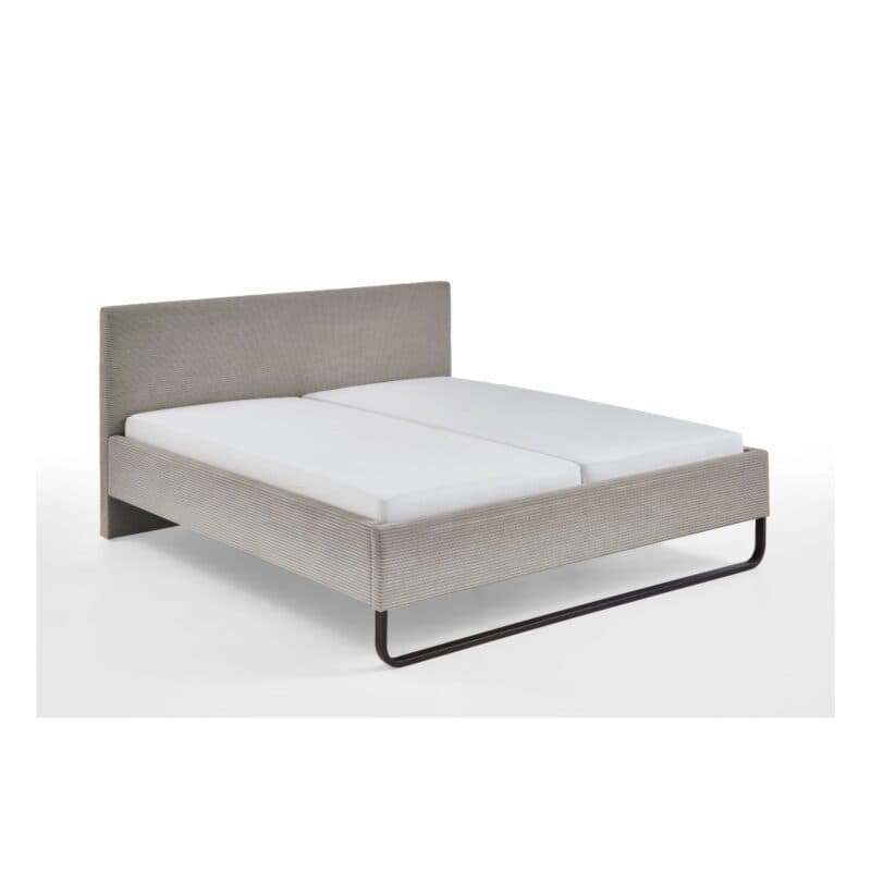 Meise Swing Polsterbett mit Bezug aus Cord in Beige