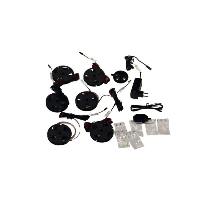 set one by Musterring 6er Set LED-Holzbodenbeleuchtung Type 207K und 227W