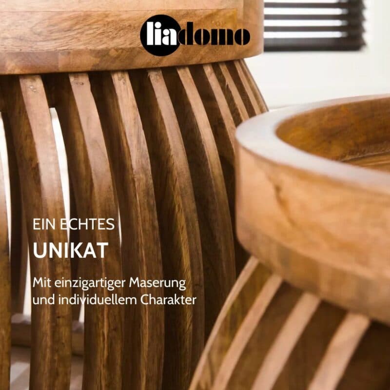 Liadomo Laos Couchtische 2er Set USP ein echtes Unikat