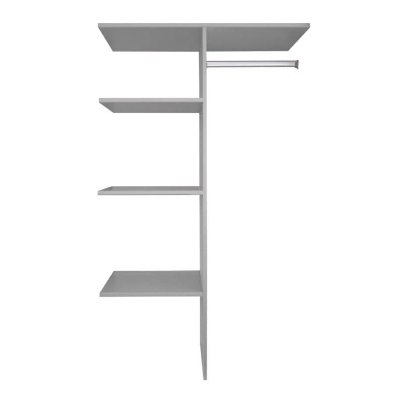 Wimex Schrankzubehör Wäscheeinteilung mit Fächern und Kleiderstange