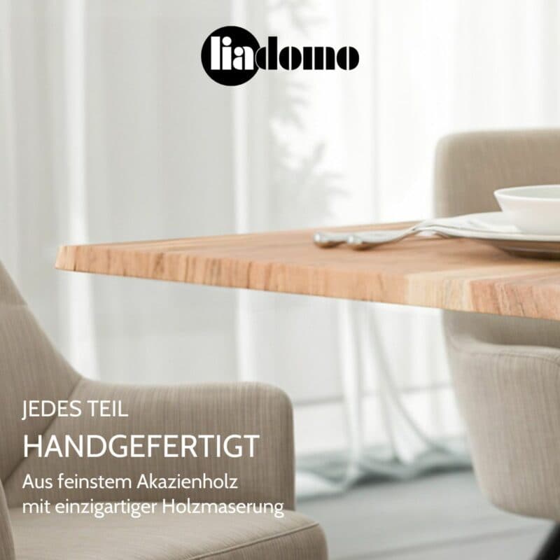 Liadomo Esstisch Isa USP Jedes Teil handgefertigt