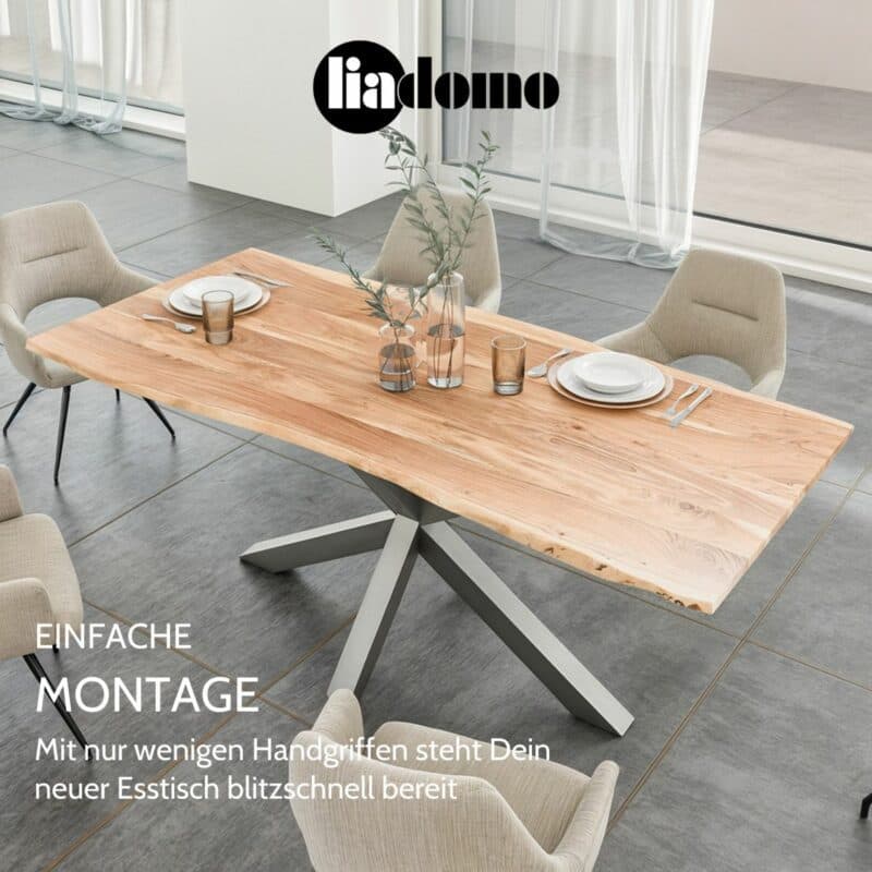 Liadomo Esstisch Isa USP einfache Montage