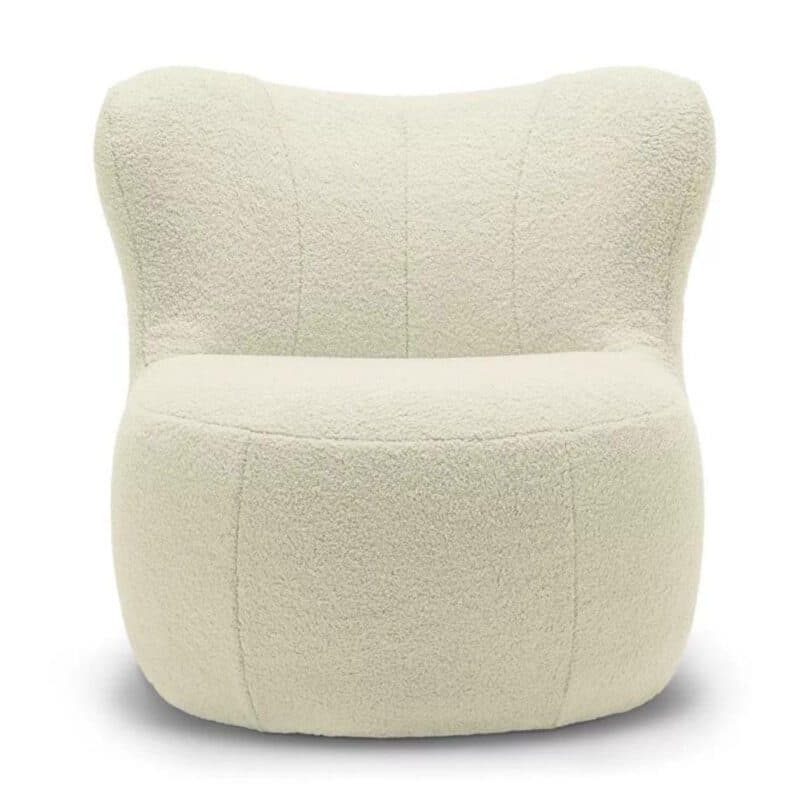 freistil by Rolf Benz Freistil 173 Sessel in Cremeweiß frontale Ansicht