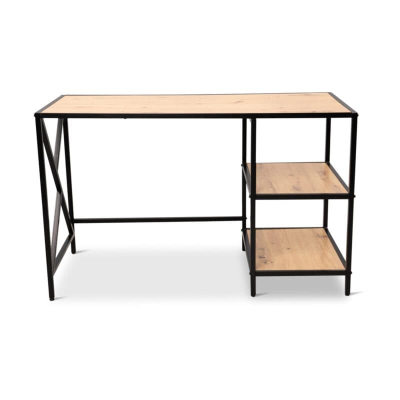 Trndstore Manara Schreibtisch mit zwei Ablagen - frontal