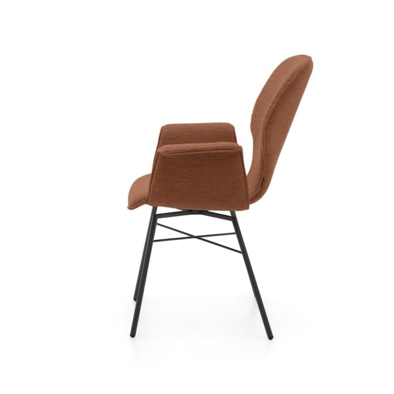 Musterring Nevio V1462 Armlehnstuhl Alpine hazel seitlich