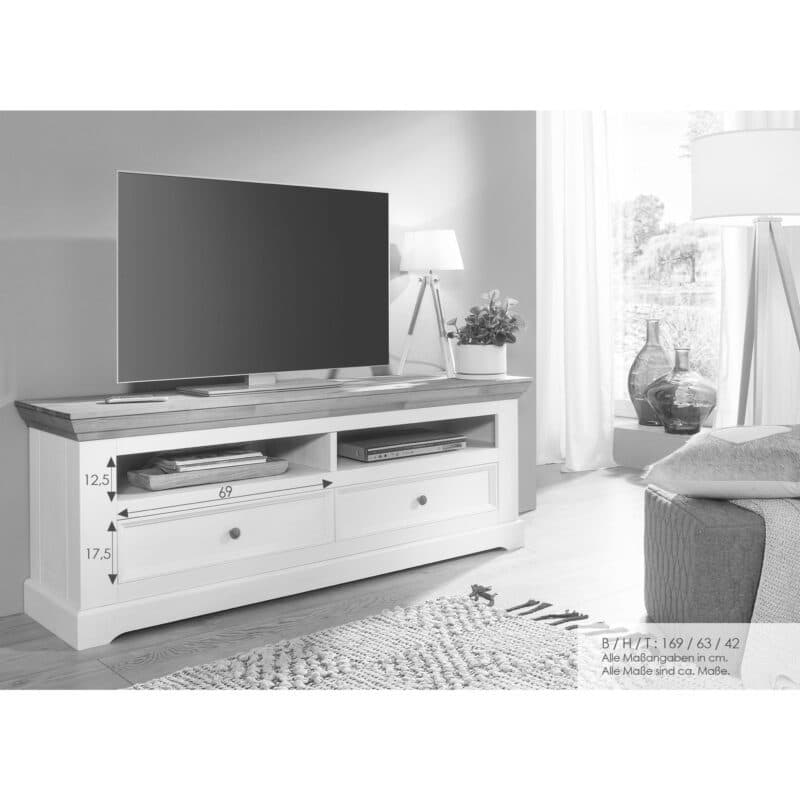 Liadomo Göteborg Lowboard II – Maßskizze.