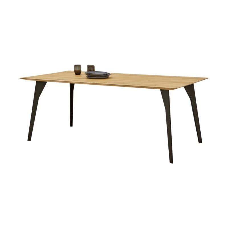 Musterring Navarra rechteckiger Esstisch mit Platte aus massiver Wildeiche