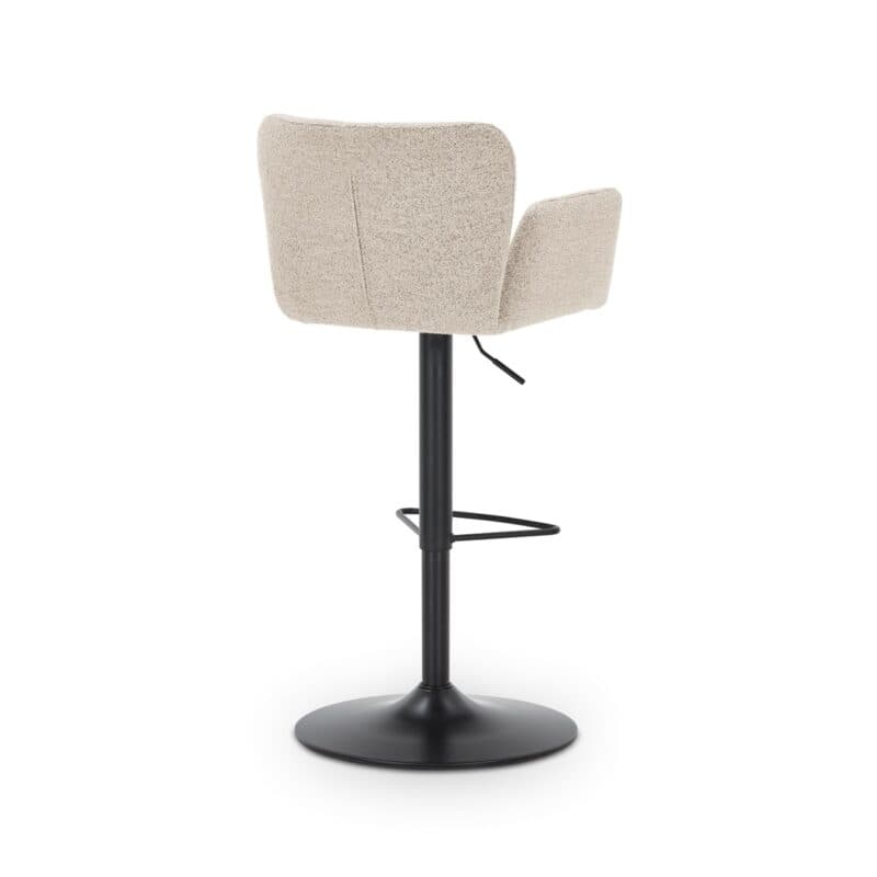 set one by Musterring Salinas Barhocker in Bouclé Creme – Rückansicht