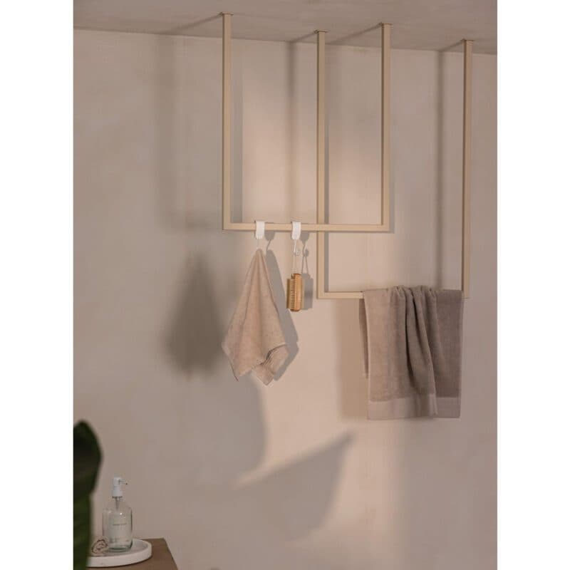 Metallbude Tensi Handtuchhalter aus Metall in Cashew.