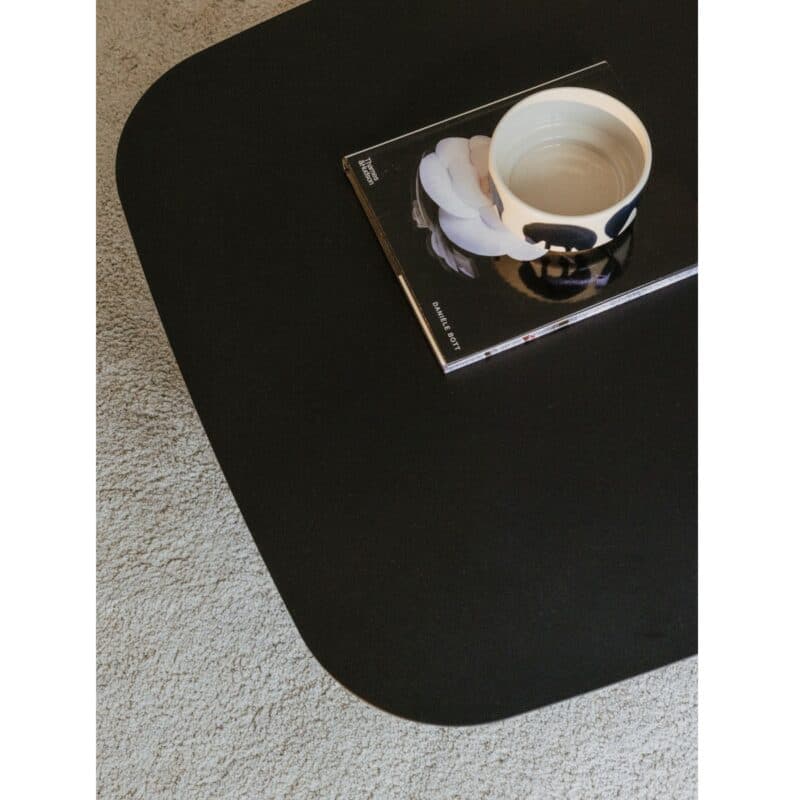 Metallbude Livia Couchtisch aus Metall in Schwarz - Detail