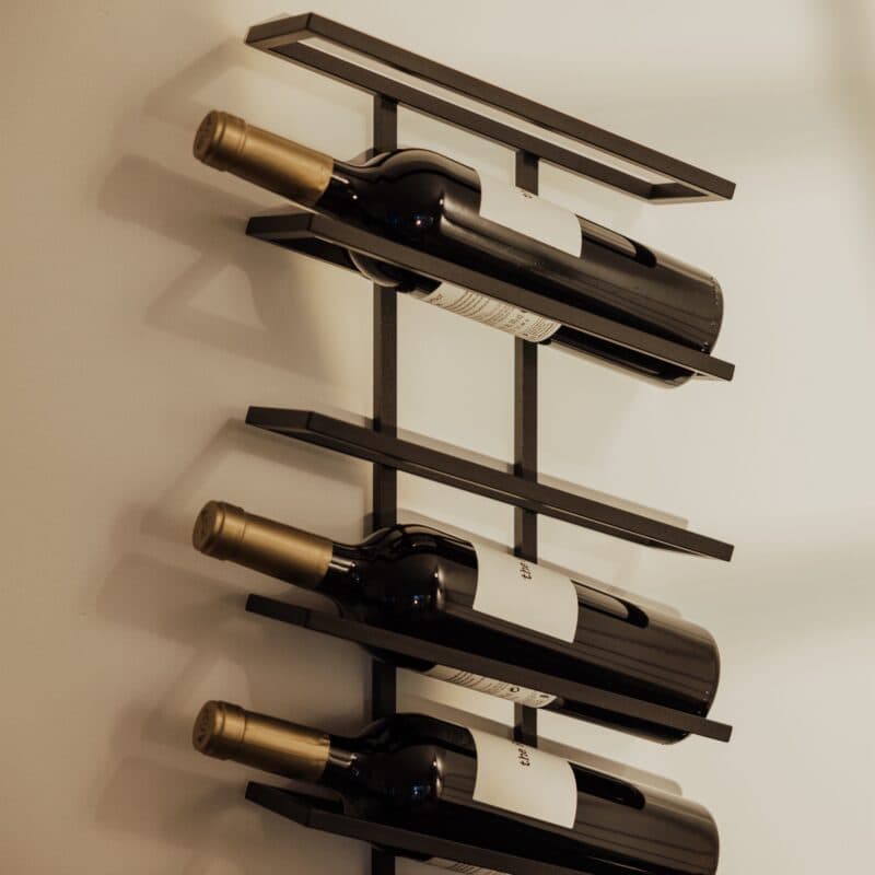 Metallbude Vinia Weinregal aus Metall in Schwarz - detail
