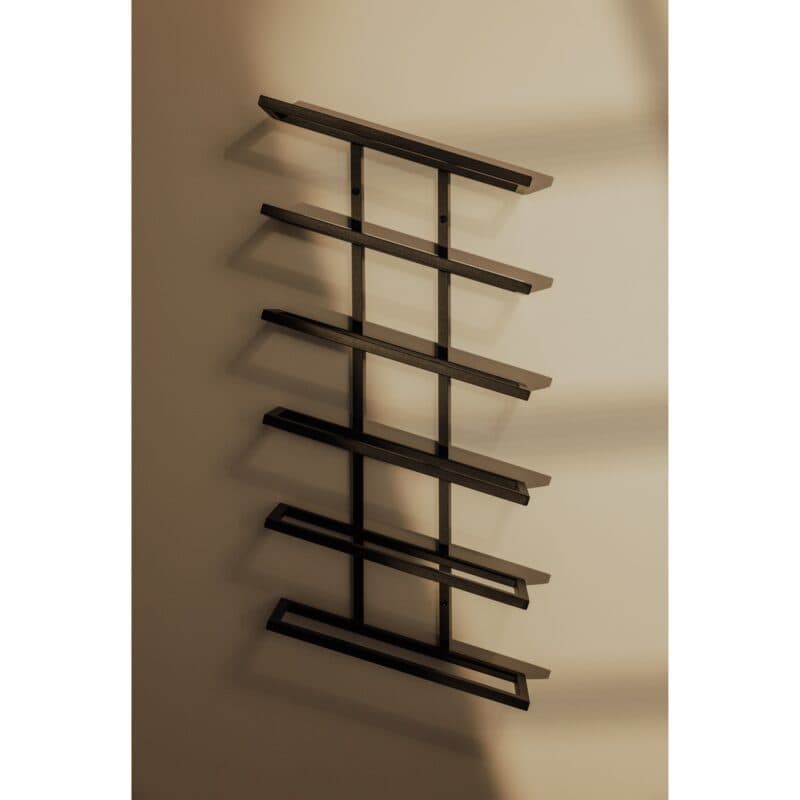 Metallbude Vinia Weinregal aus Metall in Schwarz