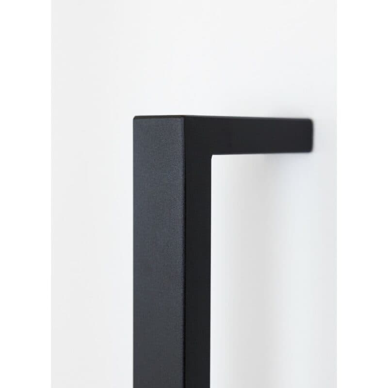 Metallbude Nali Handtuchhalter aus Metall in Schwarz - Detail