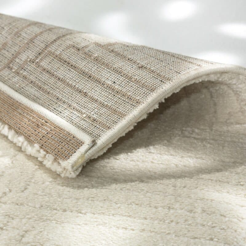 Schöner Wohnen Kollektion Pure Design Teppich mit dezentem, grafischen Muster - Detail Unerseite