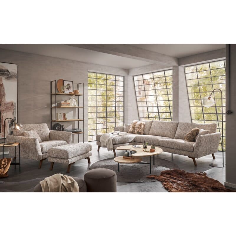 set one by Muasterring Orlando Bean Couchtisch mit zwei Etagen in Eiche Natur als Wohnbeispiel