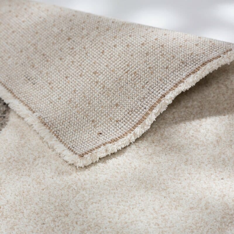 Schöner Wohnen Kollektion Amaze Teppich mit organischem Muster - Detail Unterseite