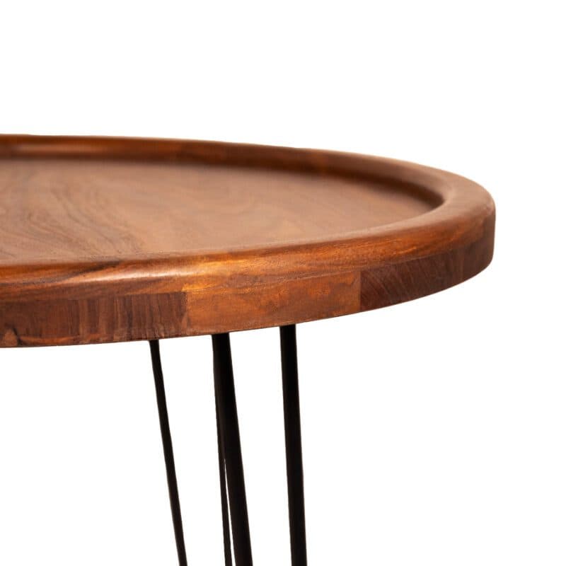 Liadomo Bettina Couchtisch aus Akazie massiv nussfarben, Detailbild