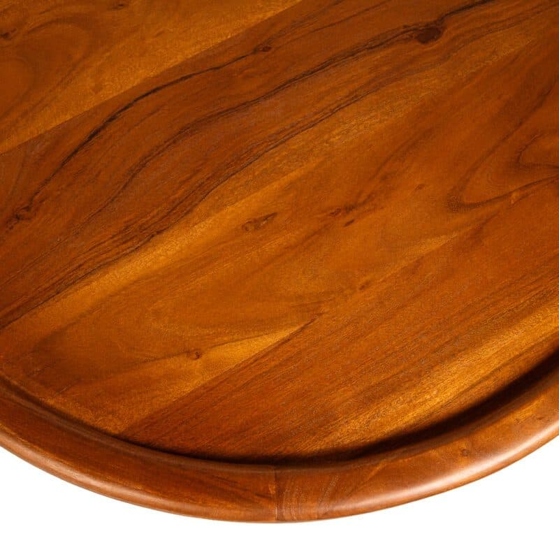 Liadomo Bettina Couchtisch aus Akazie massiv nussfarben, Detailbild