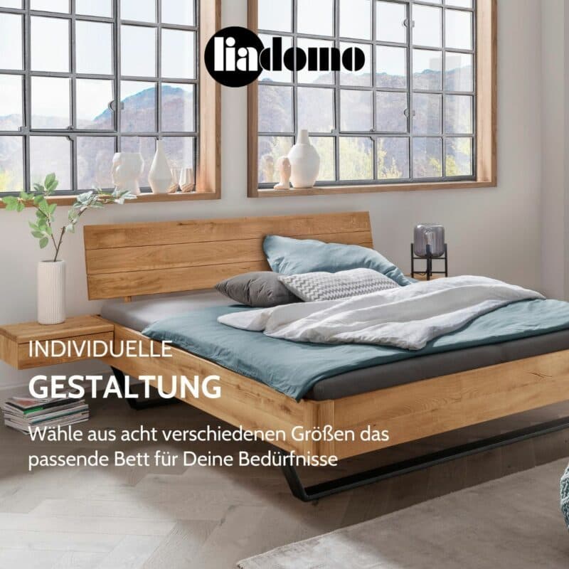 Liadomo Toronto Massivholzbett USP individuelle Gestaltug