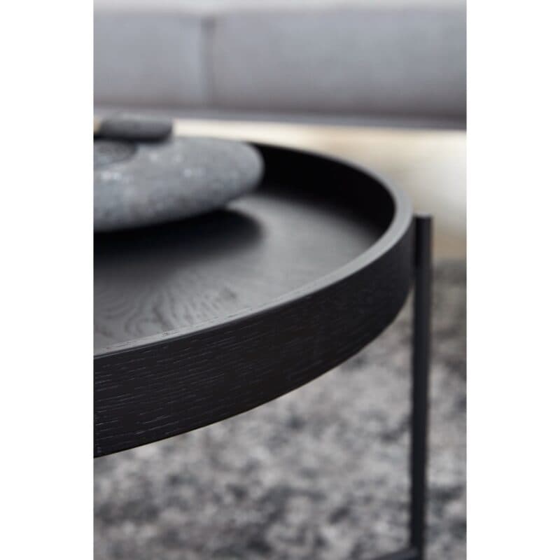 Musterring JustB! CT100 Couchtisch M111 mit abnehmbarem Tablett in Schwarz - Detail